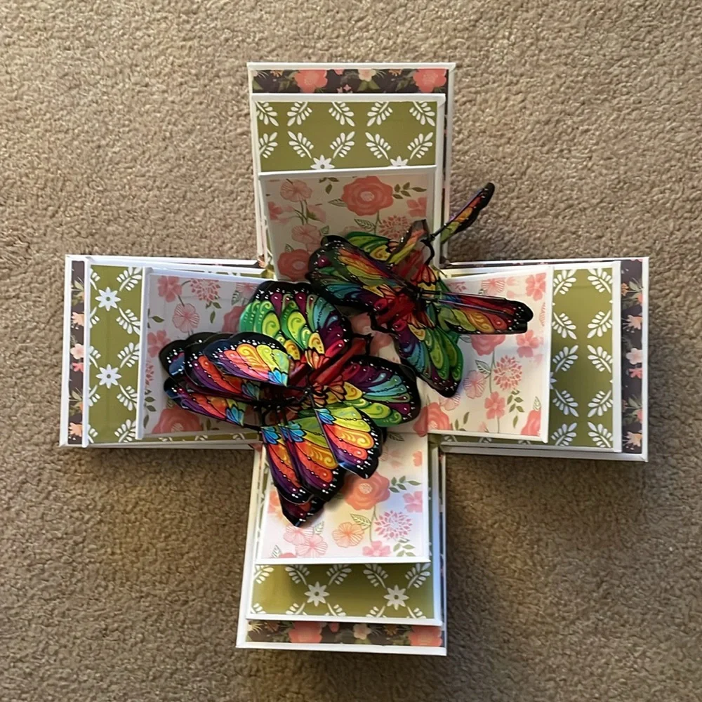 Send A Cake Explosion With 8 Wind Up Butterflies